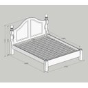 Ver imagem 4 de Cama Queen Clássica 160cm 100% Madeira Maciça Linha Ouro