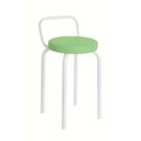 Ver imagem 1 de Banco Baixo Premium 47 cm para Cozinha Verde/Branco