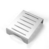 Kit Suporte Apoio de Bolachas Quadradas Copos - Reto em Inox - 3