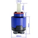 Ver imagem 2 de Reparo Monocomando Deca Chuveiro 2993 e 4 Vias 2994 Deca 40 Mm - 4001005