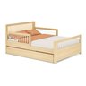Bicama Casal Wave Infantil Reversível em Led com Rattan e Grade de Proteção Palito Casatema - 4