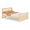 Bicama Casal Wave Infantil Reversível em Led com Rattan e Grade de Proteção Palito Casatema - 10