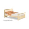 Bicama Casal Wave Infantil Reversível em Led com Rattan e Grade de Proteção Palito Casatema - 12