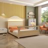 Bicama Casal Wave Infantil Reversível em Led com Rattan e Grade de Proteção Palito Casatema - 7
