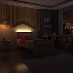 Bicama Solteiro Wave Juvenil Reversível em Led com Rattan, Peseira Palito Casatema - 8