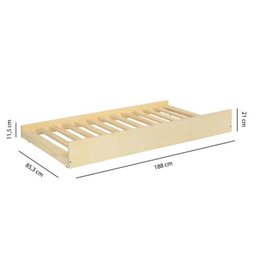 Bicama Solteiro Wave Juvenil Reversível em Led com Rattan, Peseira Palito Casatema - 16