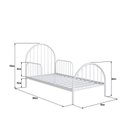 Ver imagem 3 de Cama Infantil em Ferro 199x110x95 Cm Hope