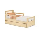 Ver imagem 3 de Bicama Solteiro Wave Infantil Reversível LED com Rattan Grade em Palito Casatema MadeiraOriginals Bege/Marrom/Branco