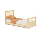Ver imagem 4 de Bicama Solteiro Wave Infantil Reversível LED com Rattan Grade em Palito Casatema MadeiraOriginals Bege/Marrom/Branco