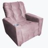 Poltrona Reclinável Moderno 2 Posições Londres Rose - 2