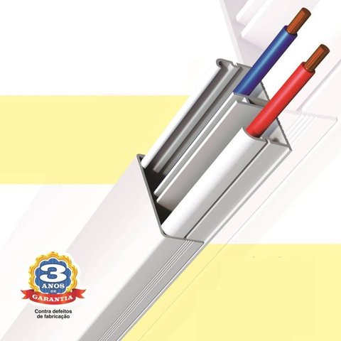 Canaleta de Pvc Isolamento Seguro com Fita 