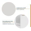 Ver imagem 6 de Balcão Porta Tempero Planejado 20cm sem Tampo com Rodapé Ipanema CabeCasa MadeiraOriginals Branco