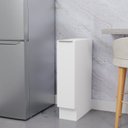 Ver imagem 1 de Balcão Porta Tempero Planejado 20cm sem Tampo com Rodapé Ipanema CabeCasa MadeiraOriginals Branco