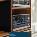 Ver imagem 4 de Cozinha Modulada Proença 4 Peças com Aéreo 120cm Ripado Nogueira Touch-carbono Prime Tx - Demart