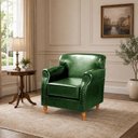 Ver imagem 1 de Poltrona Chesterfield Classica Londres Cadeira Luxo Retrô - Couríssimo Verde 075