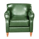 Ver imagem 6 de Poltrona Chesterfield Classica Londres Cadeira Luxo Retrô - Couríssimo Verde 075