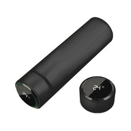 Garrafa Térmica Inox 500ml Quente Frio Tampa Preto Nº2 - 1