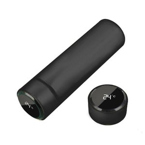Garrafa Térmica Inox 500ml Quente Frio Tampa Preto Nº2