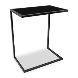 Mesa de Apoio Lateral para Sofá Belfast Preto e Preto - 1