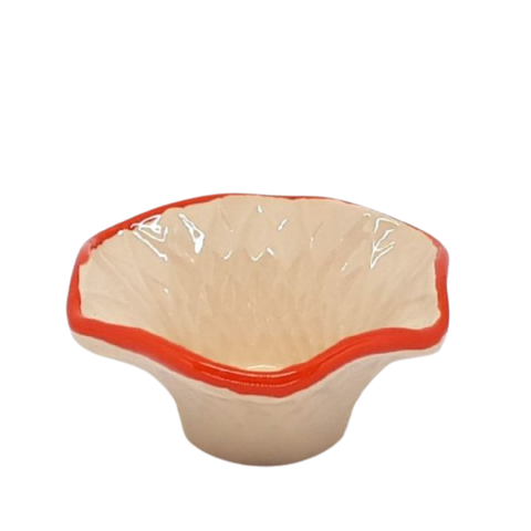 Conjunto de Taças Cesta para Servir com Elegância 2 Unidades:laranja