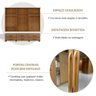 Guarda-Roupa Bipartido 6 Portas 6 Gavetas 100% Madeira Maciça Linha Ouro - 8