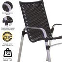 Ver imagem 5 de Jogo 8 Cadeiras Emily em Alumínio para Jardim e Piscina