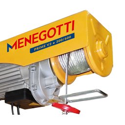 Guincho Coluna Prime V2 300 600kg 12/6 Metros Mono 127v Menegotti - 4