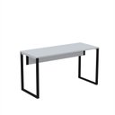Ver imagem 3 de Mesa de Madeira X M134/60P25 134cm Industrial Cinza e Azul