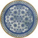 Ver imagem 1 de Kit 10 Pratos De Sobremesa Unni Jeans Oxford® Cerâmica 19Cm
