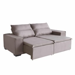 Sofá Paris 3 Lugares 2,00mt Retrátil e Reclinável - de Casa Décor e Estofados. - 3