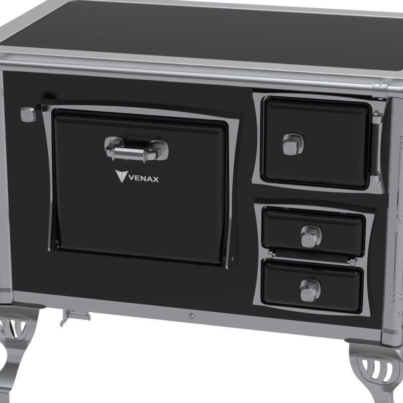 Fogao a Lenha Gii N 1 Premium Preto Se - 11