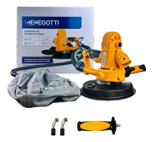 Ver imagem 5 de Lixadeira de Parede MLP 800H com motor Monofasico 127v 60hz 800w Menegotti