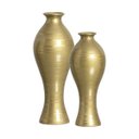 Ver imagem 1 de Dupla de Vasos de Cerâmica Califórnia G e M Dourado Ventura