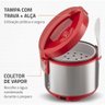 Panela Eletrica de Arroz Mondial Inox Red 500w Faz 6 Xicaras 110v - 3