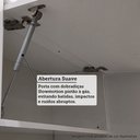 Ver mais imagens de Armário Aéreo 2 Portas 120cm com Vidro Reflecta Brise Luciane Móveis