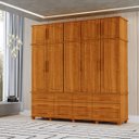 Ver imagem 1 de Guarda Roupas Grande Berlim 5 Portas 12 Gavetas com Maleiro