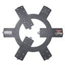 Ver imagem 4 de Suporte Alum. Invisível 30cm C/09 Rodas até 360kg Tech Plant