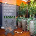 Ver imagem 7 de Suporte Alum. Invisível 30cm C/09 Rodas até 360kg Tech Plant