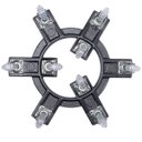 Ver imagem 5 de Suporte Alum. Invisível 30cm C/09 Rodas até 360kg Tech Plant