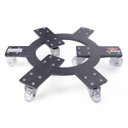 Ver imagem 1 de Suporte Alum. Invisível 30cm C/09 Rodas até 360kg Tech Plant