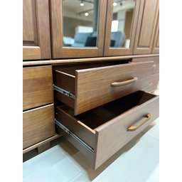 Guarda-Roupa Bipartido 6 Portas 6 Gavetas em Madeira Maciça Linha Ouro  - 9
