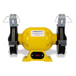 Motoesmeril Plus 300 06  Mono 1/2cv 127/220v 60hz 300w com visor com abrasivos A36 e A60 Menegotti - 1