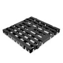 Ver imagem 1 de Pallet Plástico Estrado Piso Resistente 50x50 Paletes Preto