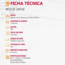 Ver imagem 6 de Mesa Olímpia 120cm Mdf Vidro Canto Reto 4 Cadeiras Athenas