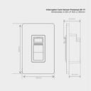 Ver imagem 7 de Interruptor Smart Assistente de Voz Sensor Presença 2 Teclas