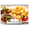 Papel De Parede Alimento Comida Salgados 3D 7,50M² Al59 - 2