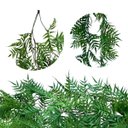 Ver imagem 5 de 5 Hastes de Samambaia Artificial Premium para Jardim Vertical e Ambientes