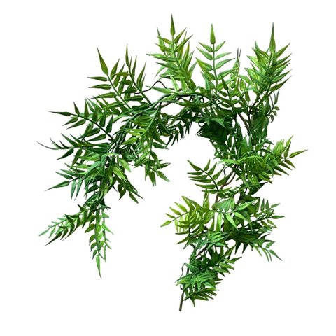 5 Hastes de Samambaia Artificial Premium para Jardim Vertical e Ambientes
