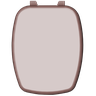 Assento Tampa para Vaso Sanitário Almofadado Compatível Prímula Salmon Durín - 1