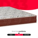 Ver imagem 4 de Cama Box Casal Bipartido + Colchão D33 One Face - Suede Marrom